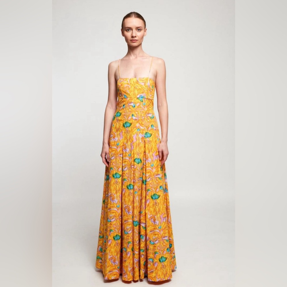 S/W/F BANDEAU SPAGHETTI STRAP MAXI XS